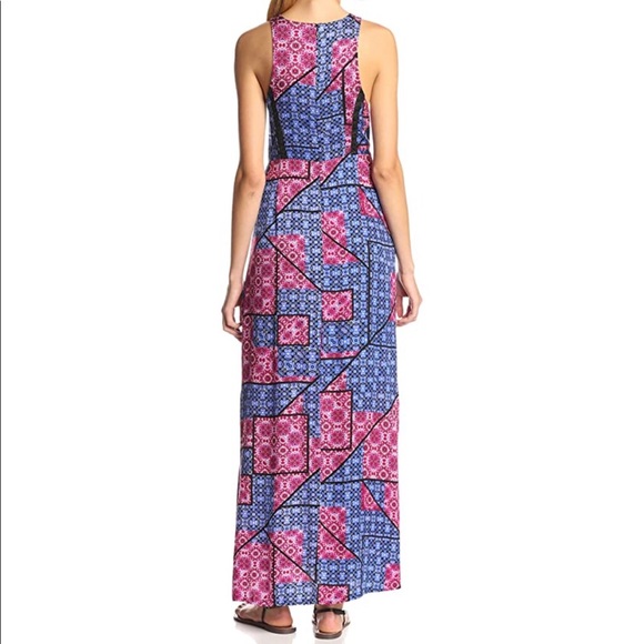 MINKPINK Patchwork Boho Maxi Dress Size M - Picture 3 of 11